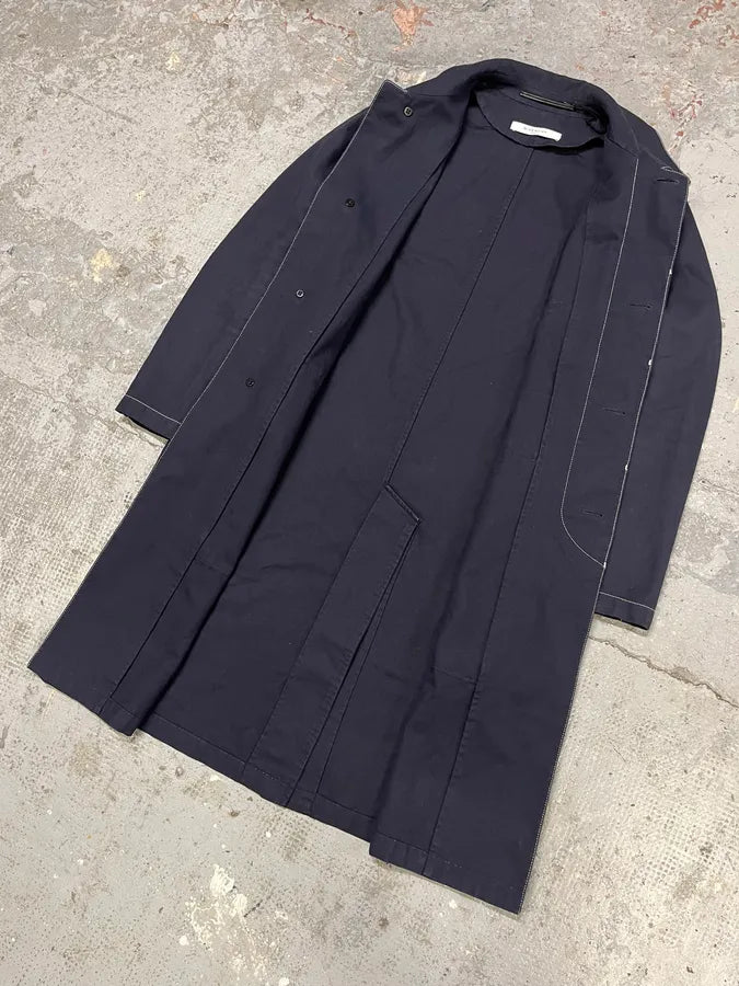 SS2016 Givenchy Navy Trench Long Jacket GhFODGx 5