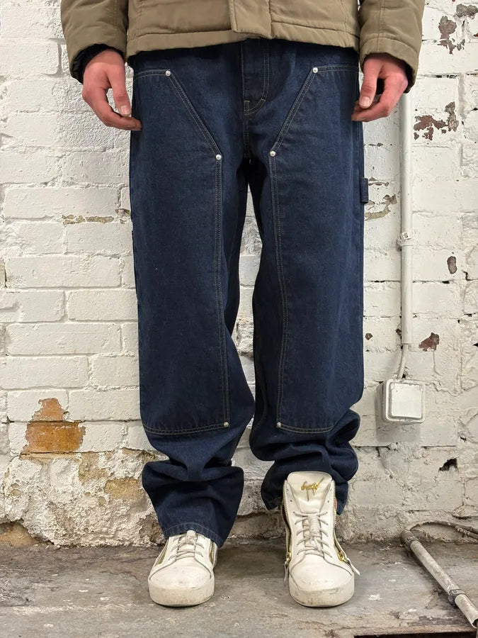 Givenchy Pantalon carpenter en denim - Indigo Blue - 32 AsxPLaF 1