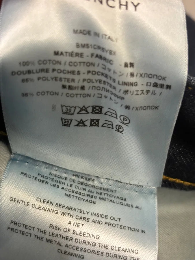 Givenchy Pantalon carpenter en denim - Indigo Blue - 32 AsxPLaF 10