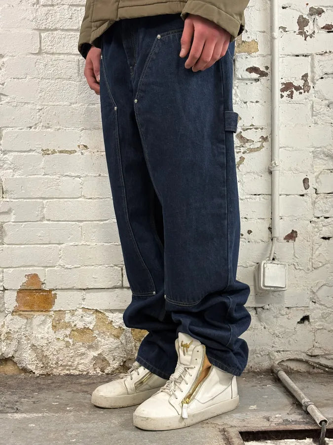 Givenchy Pantalon carpenter en denim - Indigo Blue - 32 AsxPLaF 2