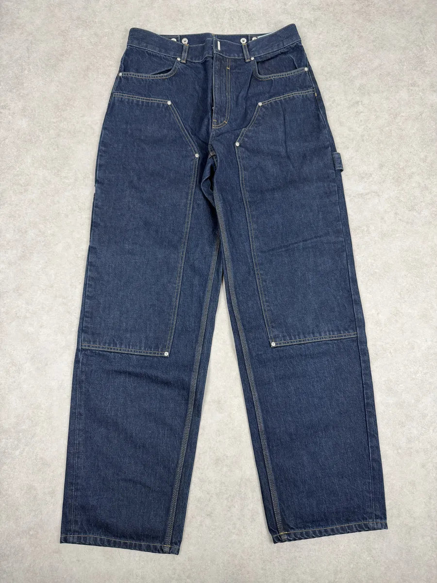 Givenchy Pantalon carpenter en denim - Indigo Blue - 34 kXGEeSF 0