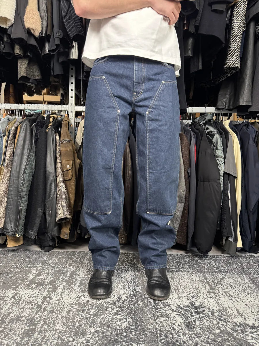 Givenchy Pantalon carpenter en denim - Indigo Blue - 34 kXGEeSF 1