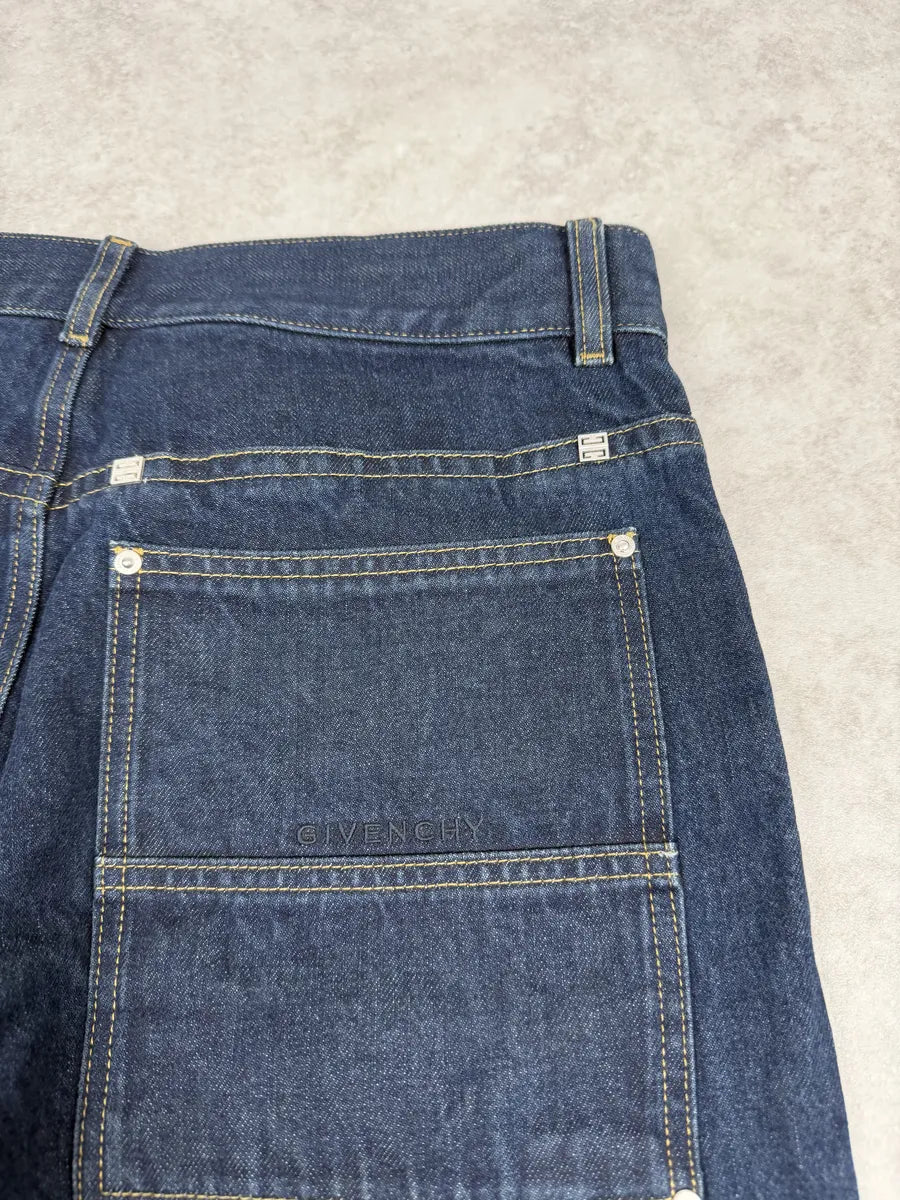 Givenchy Pantalon carpenter en denim - Indigo Blue - 34 kXGEeSF 5