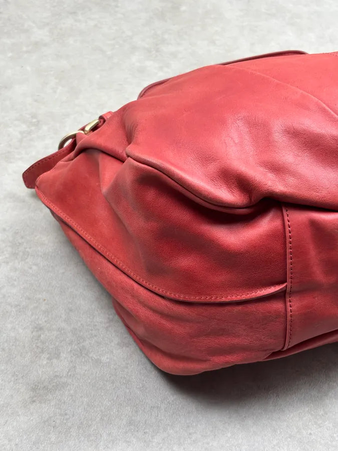 Givenchy Pink Coral Leather Braided Handle Hobo Bag opdcCmp 12