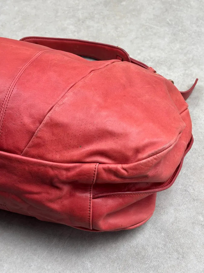 Givenchy Pink Coral Leather Braided Handle Hobo Bag opdcCmp 13