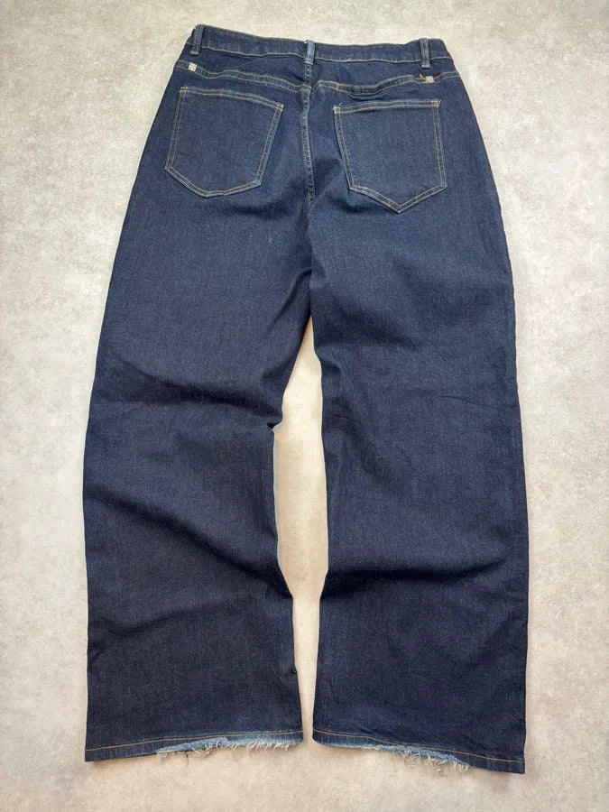 AW2022 Givenchy Raw Brut Denim Jeans  uRhoDdK 5