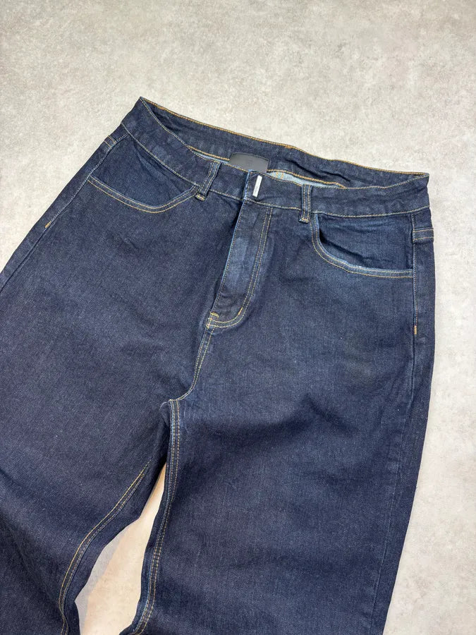 AW2022 Givenchy Raw Brut Denim Jeans  uRhoDdK 4