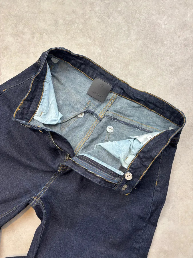 AW2022 Givenchy Raw Brut Denim Jeans  uRhoDdK 9