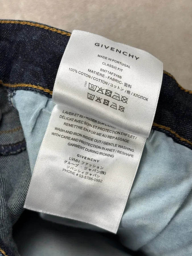 AW2022 Givenchy Raw Brut Denim Jeans  uRhoDdK 12