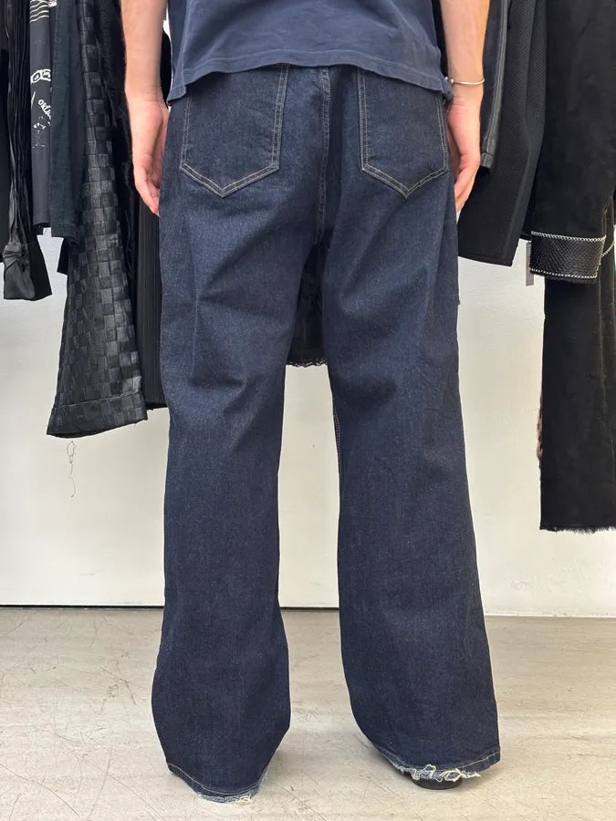 AW2022 Givenchy Raw Brut Denim Jeans  uRhoDdK 2