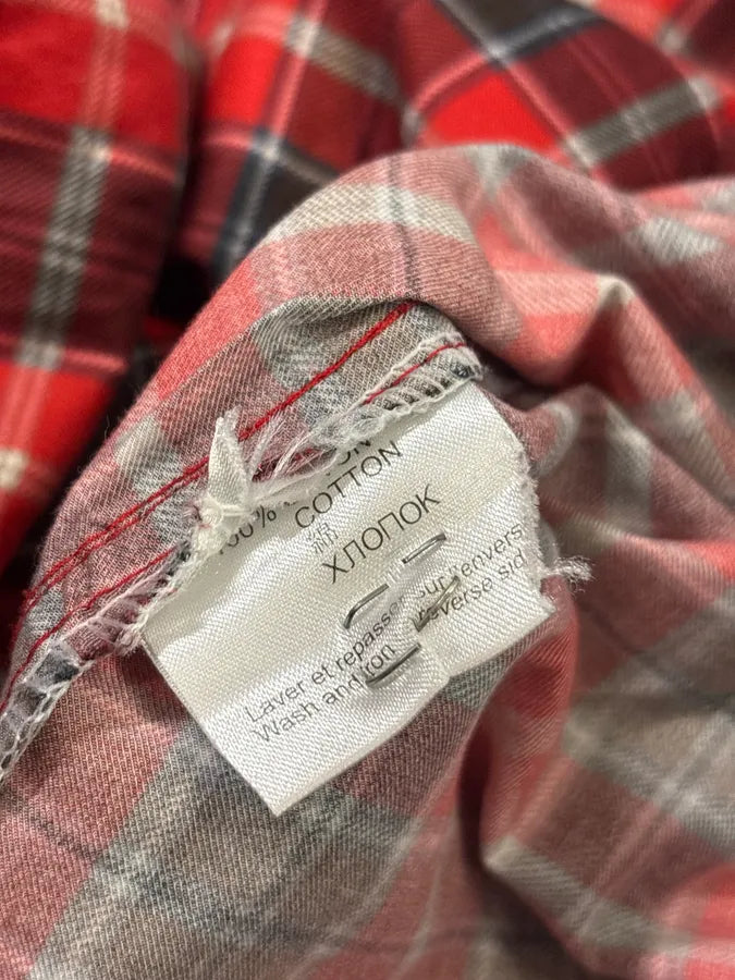 SS2015 Givenchy Red Black Plaid Star Shirt by Riccardo Tisci CTTlMhT 8