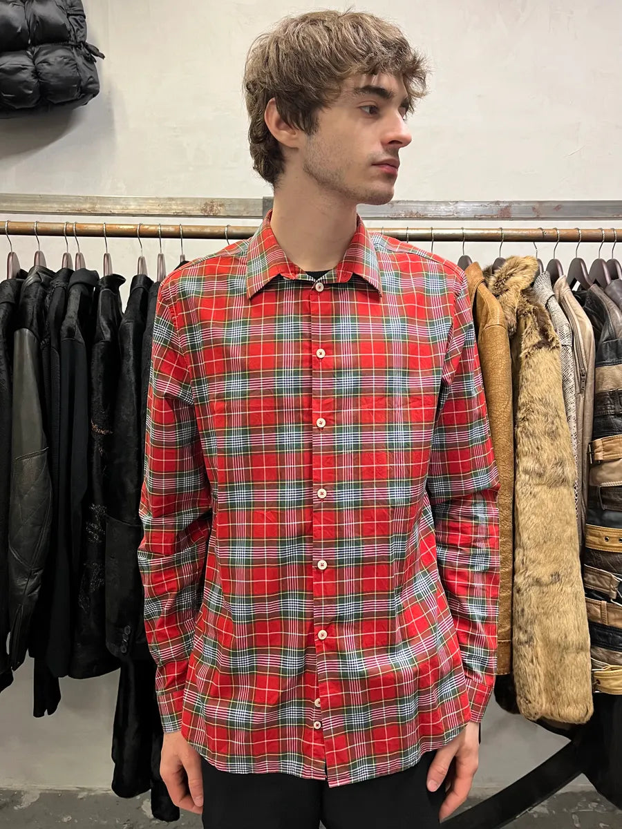 Givenchy Red Checked Old School Shirt (M) ZXMTeJv 1