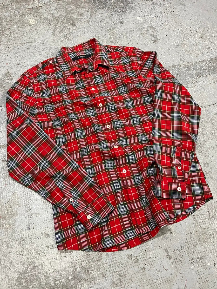 Givenchy Red Checked Old School Shirt (M) ZXMTeJv 3