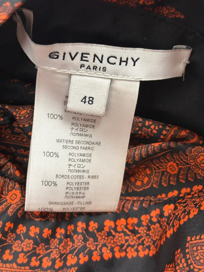 Givenchy Reversible Presley Black & Orange Nylon Bomber Jacket by Riccardo Tisci UyByyXq 16
