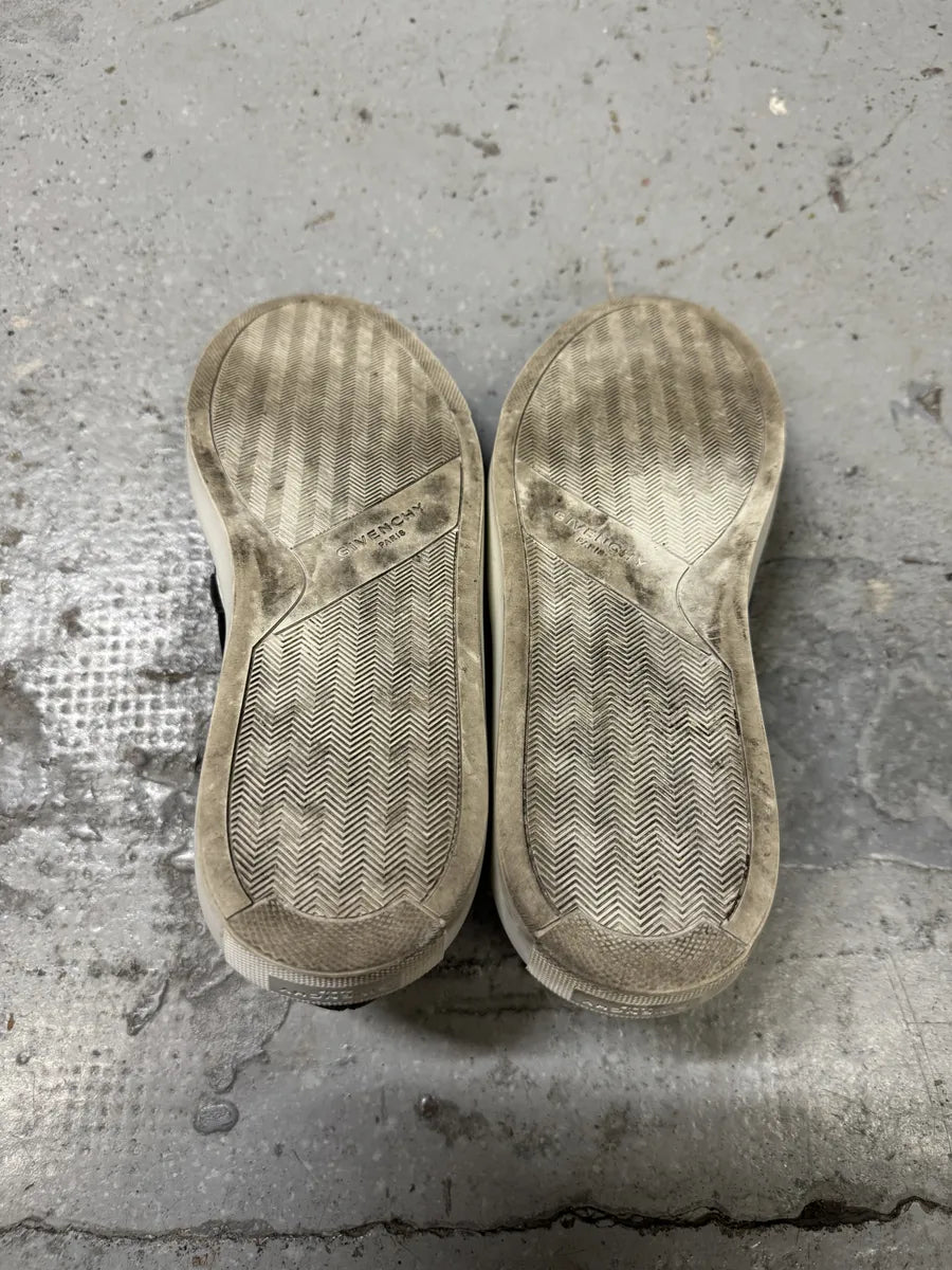 Givenchy Rottweiler Dog Black Leather Slip On Shoes NNoLjtC 5