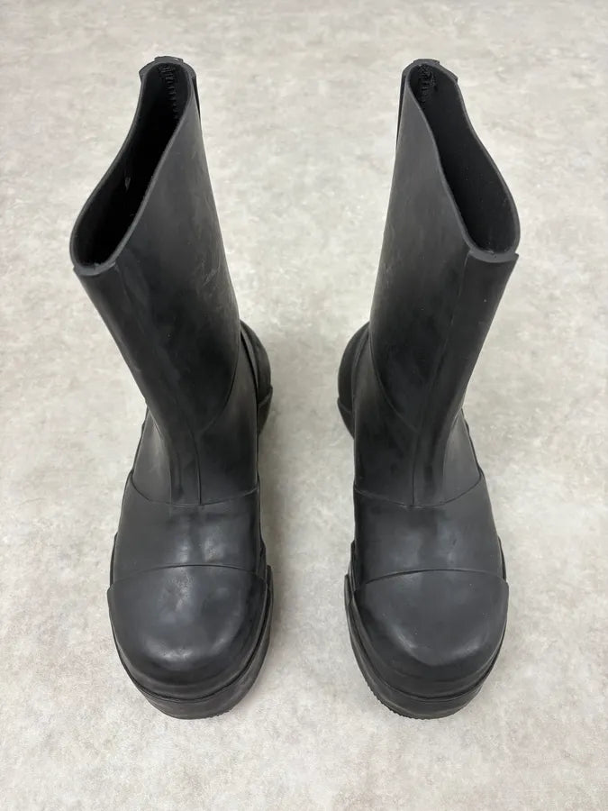 Givenchy Rubber Ankle Black Rain Boots mpUyLKx 1