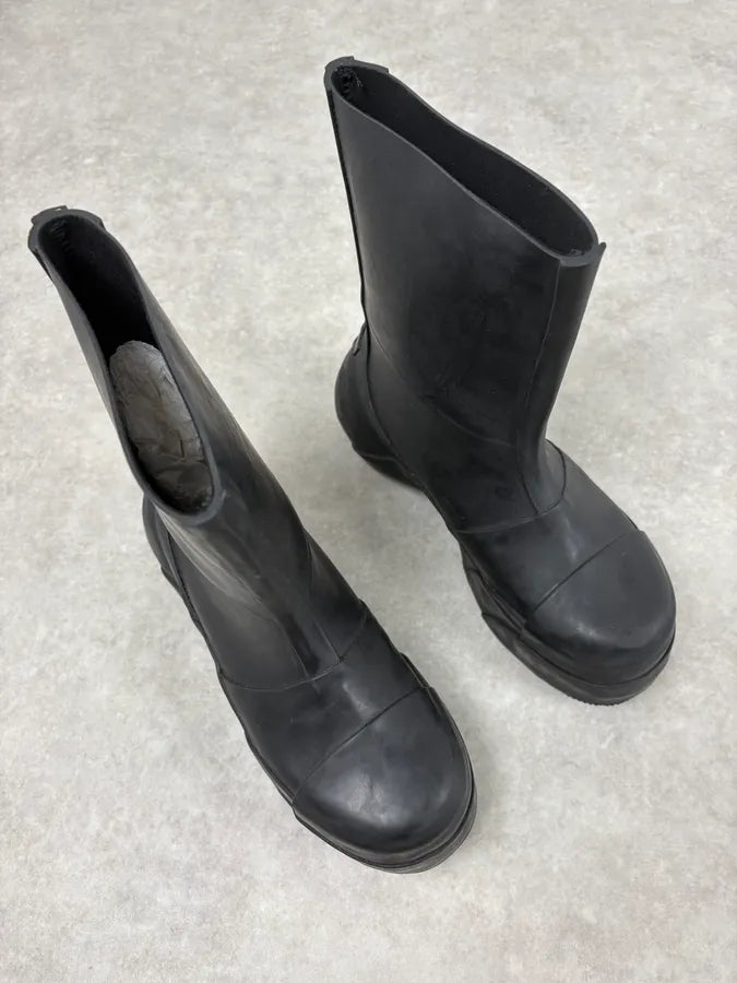 Givenchy Rubber Ankle Black Rain Boots mpUyLKx 3
