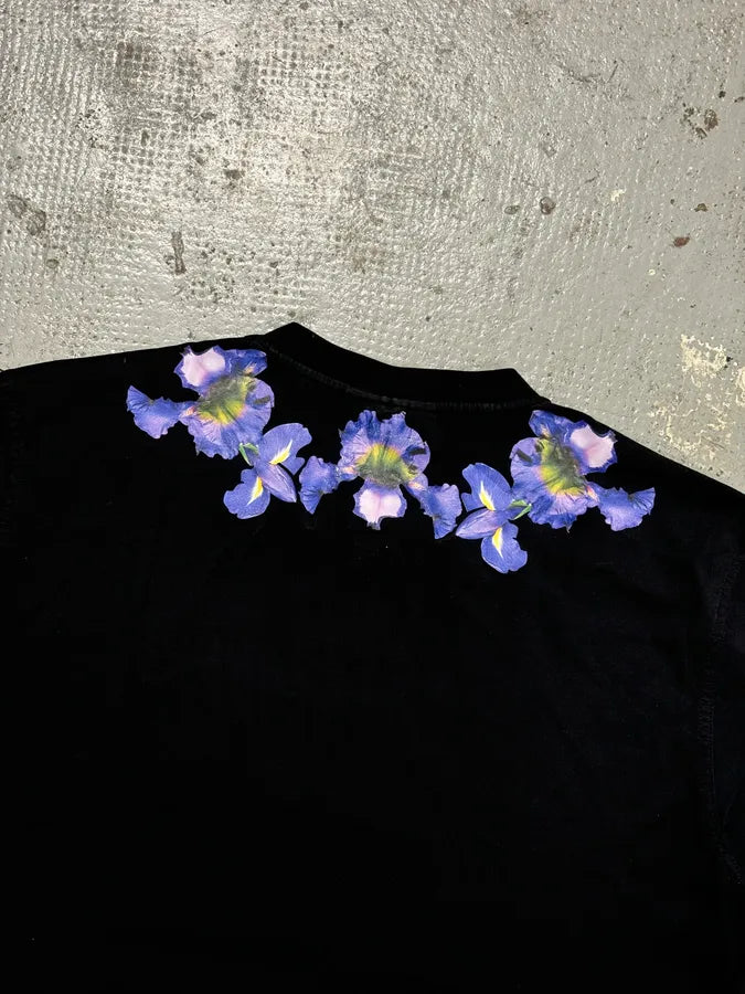 SS2013 Givenchy Black Star Purple Flower T-Shirt by Riccardo Tisci AqTUhga 5