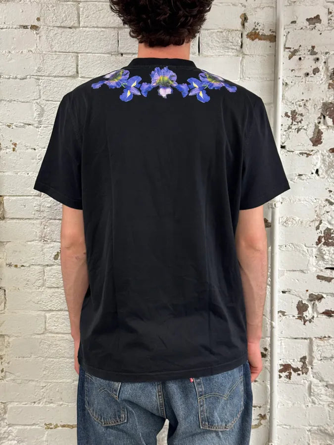 SS2013 Givenchy Black Star Purple Flower T-Shirt by Riccardo Tisci AqTUhga 2