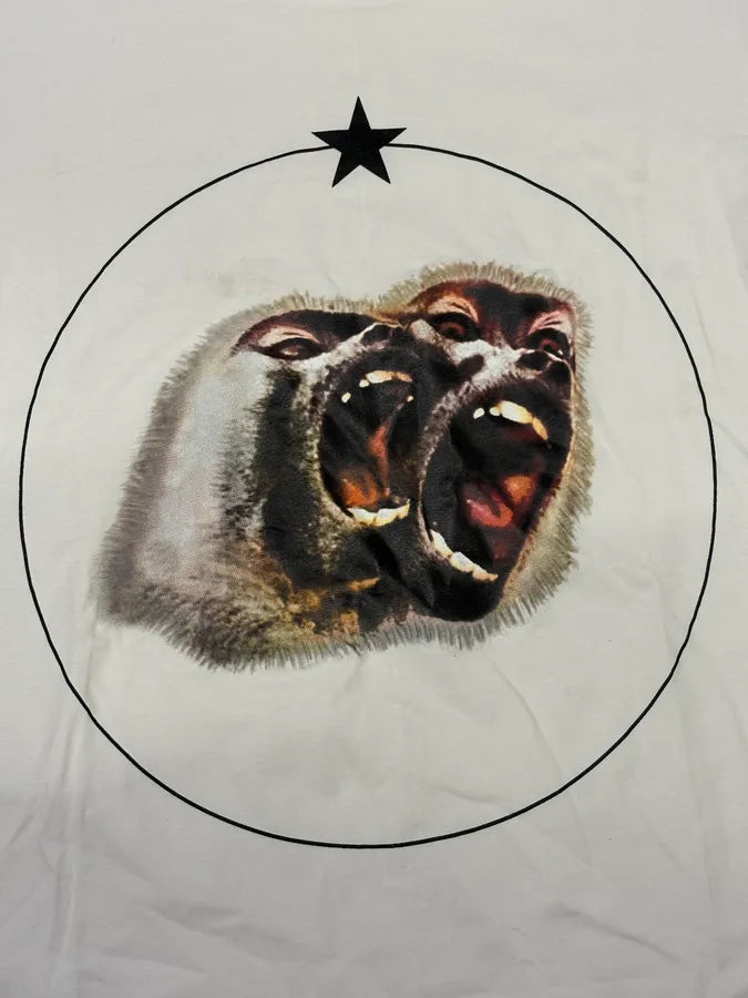 SS2016 Givenchy Star Cuban Monkey White T-Shirt ZJgdDCu 6