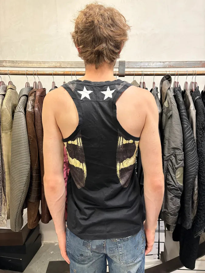 Givenchy Stars Butterfly Black Tank Top kRUXjoK 2