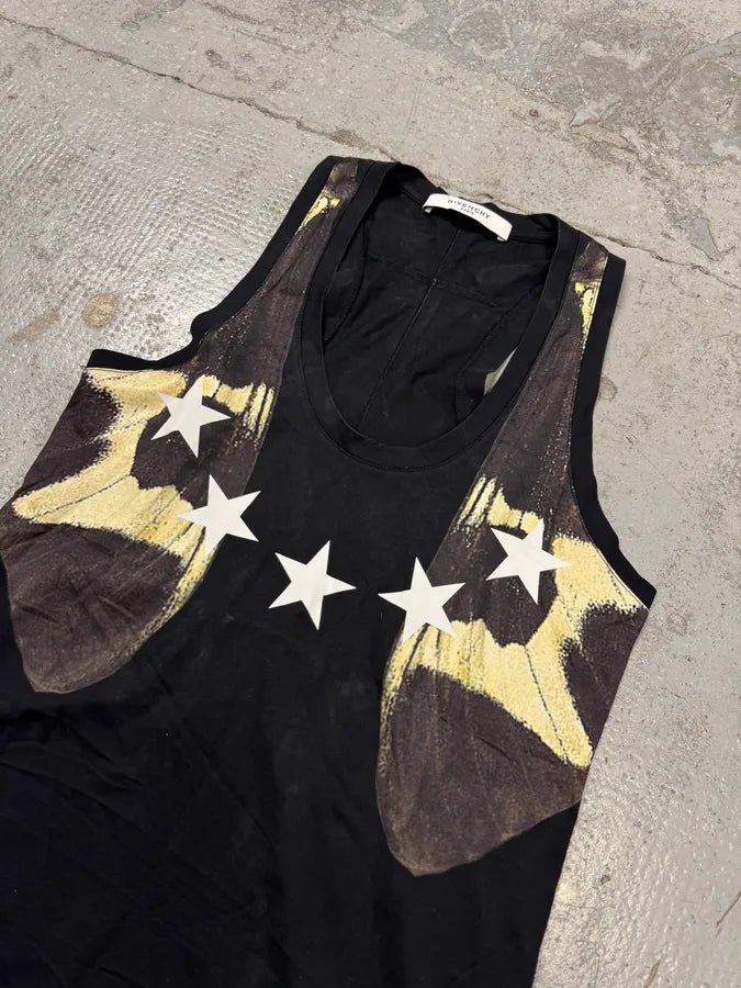 Givenchy Stars Butterfly Black Tank Top kRUXjoK 3