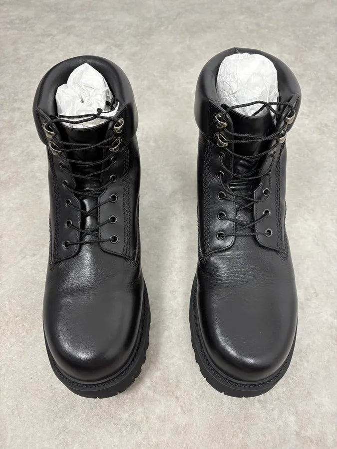 Givenchy 4G Storm Calf Leather Black Lace Up Boots OAZErkM 1