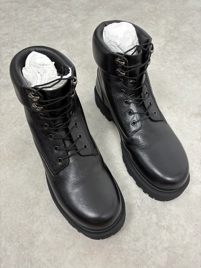 Givenchy 4G Storm Calf Leather Black Lace Up Boots OAZErkM 3