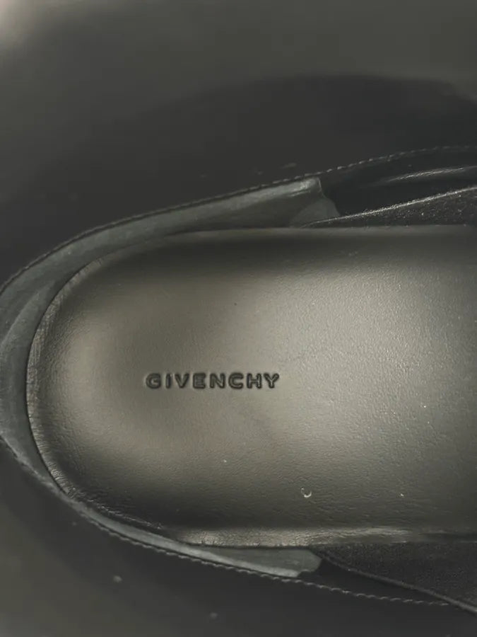 Givenchy 4G Storm Calf Leather Black Lace Up Boots OAZErkM 9