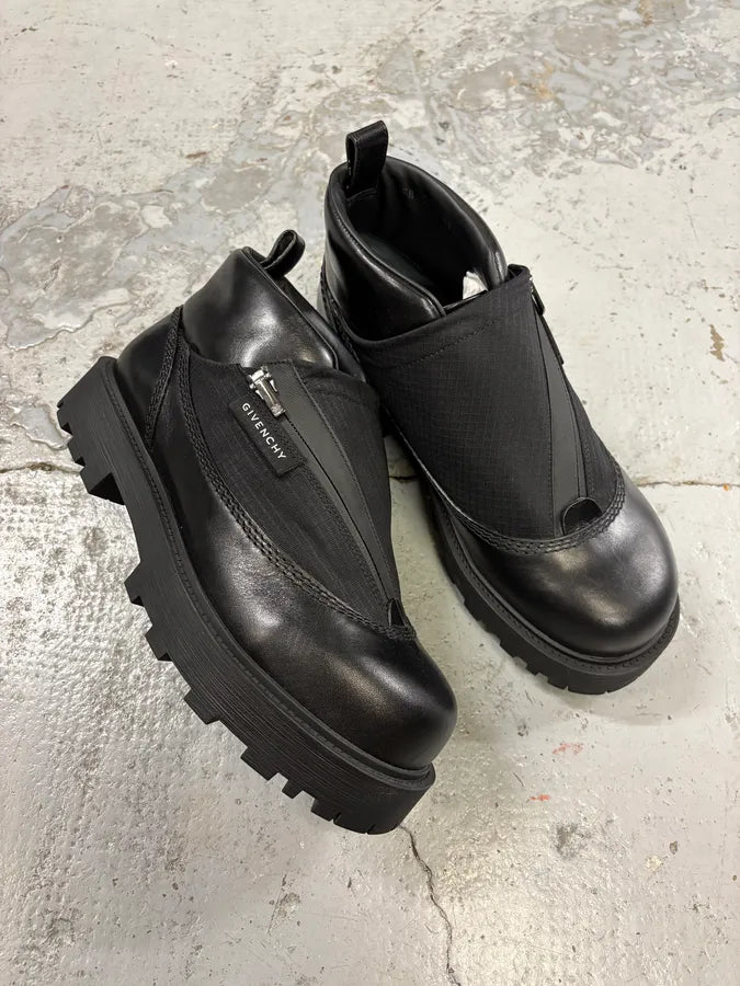 Givenchy Black Storm Zip-Up Ankle Boots gfrSgOa 4