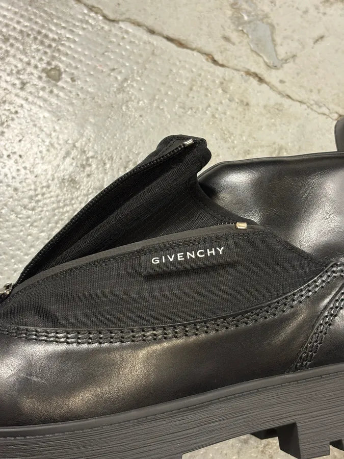 Givenchy Black Storm Zip-Up Ankle Boots gfrSgOa 8