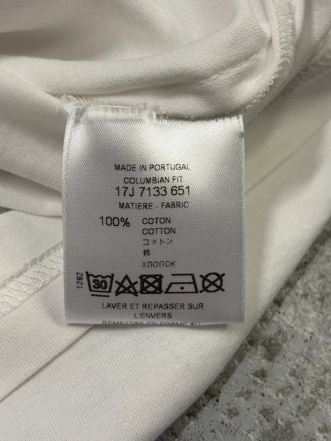 SS2017 Givenchy White Black Words T-Shirt by Riccardo Tisci YOcDVnq 7