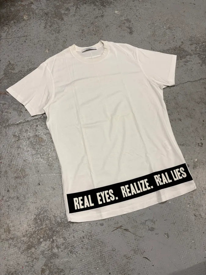 SS2017 Givenchy White Black Words T-Shirt by Riccardo Tisci YOcDVnq 3