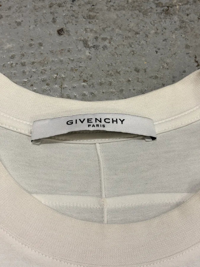SS2017 Givenchy White Black Words T-Shirt by Riccardo Tisci YOcDVnq 6