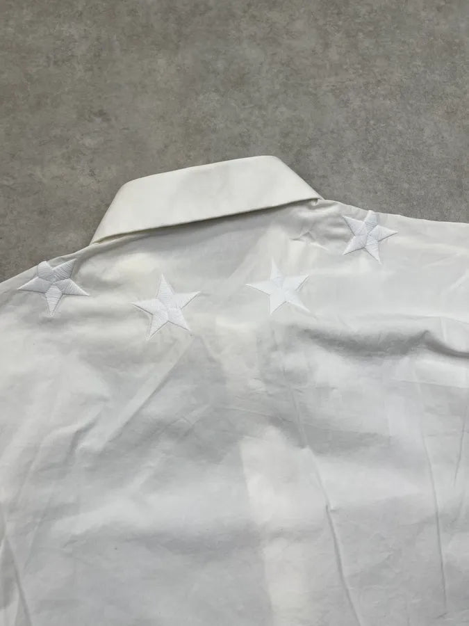 SS2017 Givenchy White Star Embroidered Shirt by Riccardo Tisci kRFWIvm 5
