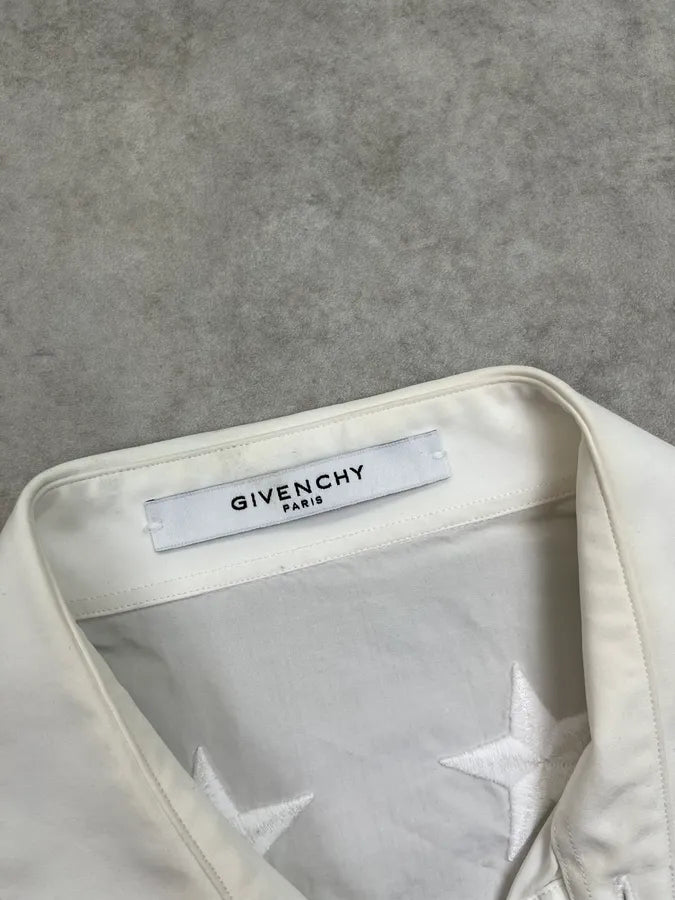 SS2017 Givenchy White Star Embroidered Shirt by Riccardo Tisci kRFWIvm 8