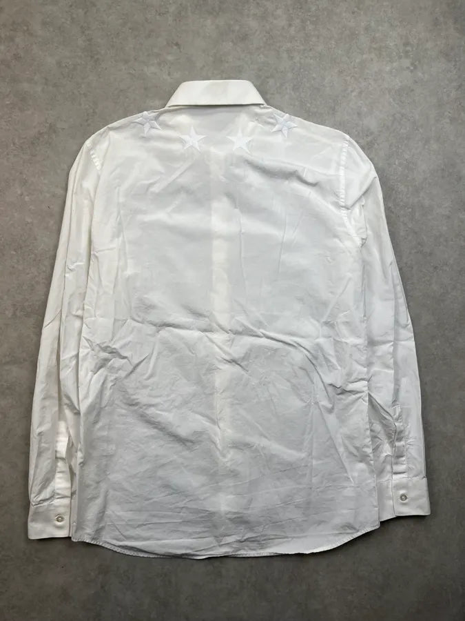 SS2017 Givenchy White Star Embroidered Shirt by Riccardo Tisci kRFWIvm 3