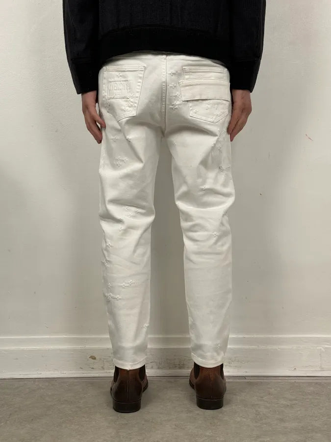 2010s Givenchy White Distressed Denim Jeans zpZacdZ 3
