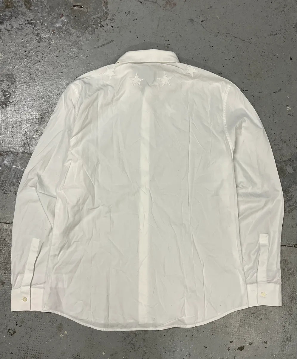 Givenchy White Stars Angel Shirt CyLNpHr 6