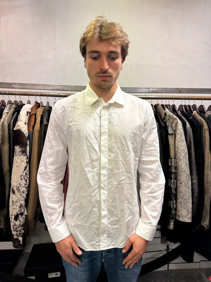 Givenchy White Stars Angel Shirt CyLNpHr 1