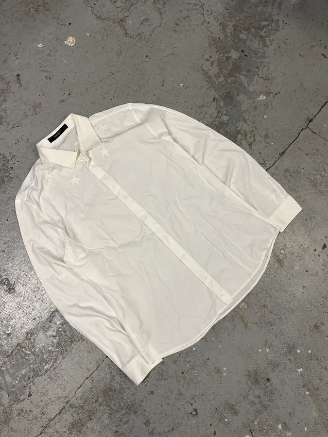 Givenchy White Stars Angel Shirt CyLNpHr 3