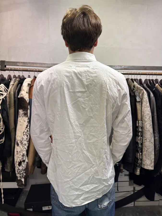 Givenchy White Stars Angel Shirt CyLNpHr 2