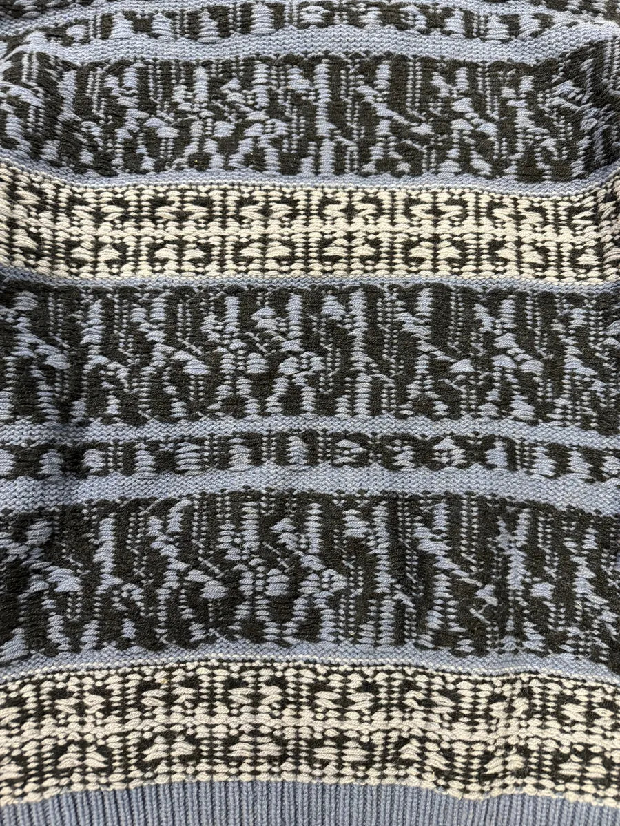 Givenchy x Chit Float Stitch Lambswool Blue Sweater aNuqLbV 3