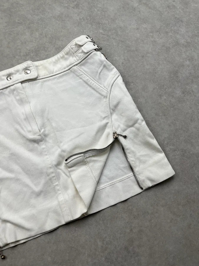 Givenchy Zip White Mini Skirt JghhIFD 7
