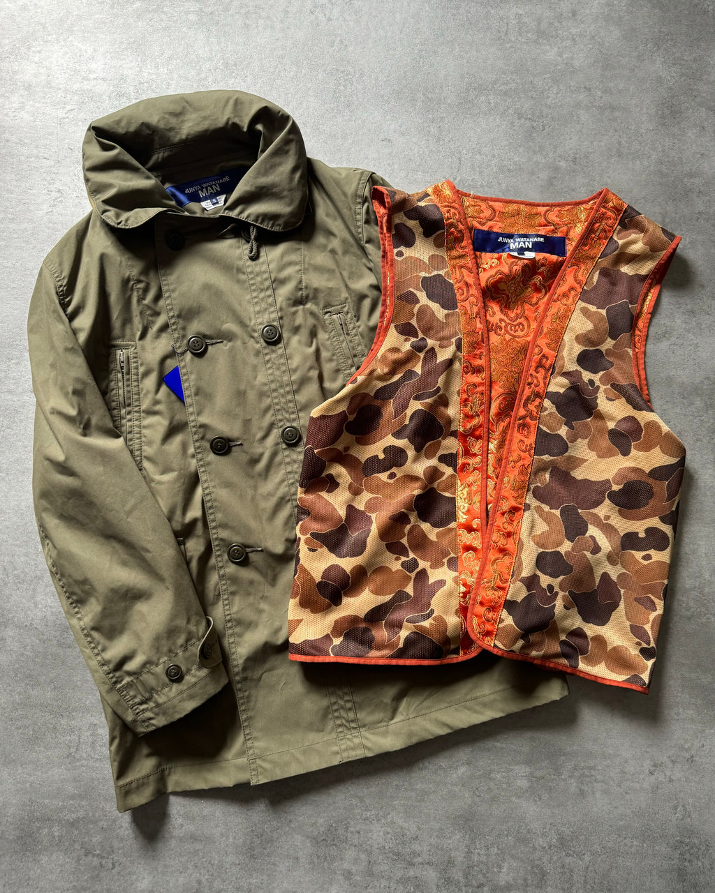 SS2022 Junya Watanabe Green Tactical 2 in 1 Japan Vest (S) - 3