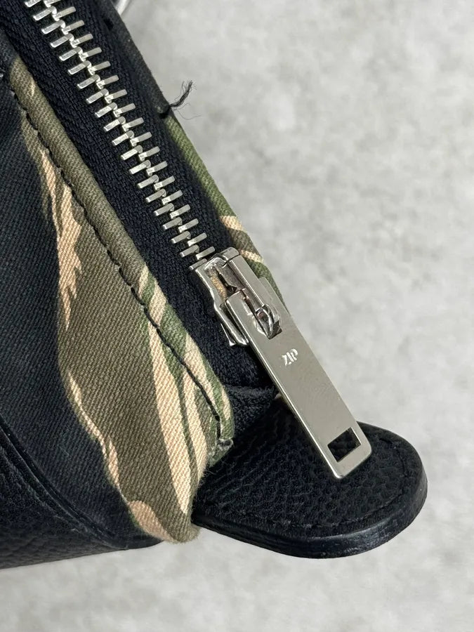 Golden Goose Black & Olive Tiger Camo Travel Bag HtoDtRA 7
