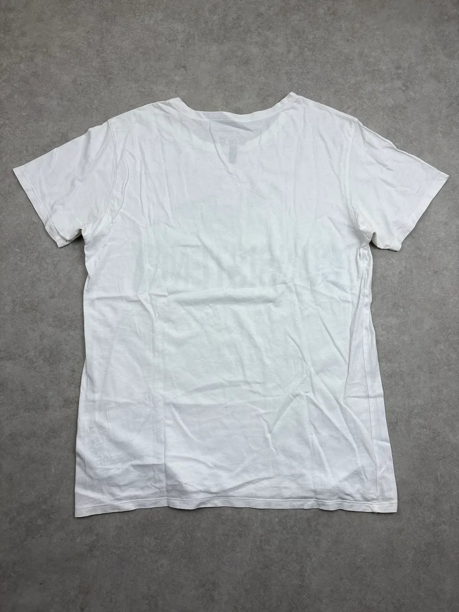 2000s Armani White Eagle Graphic Consistency T-Shirt grRTbuLL 5