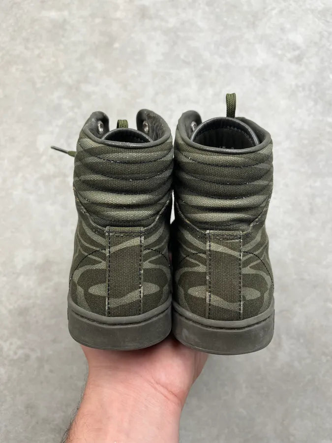 Gucci Abstract Zebra Khaki Psycho High Sneakers gnbAjnJ 4