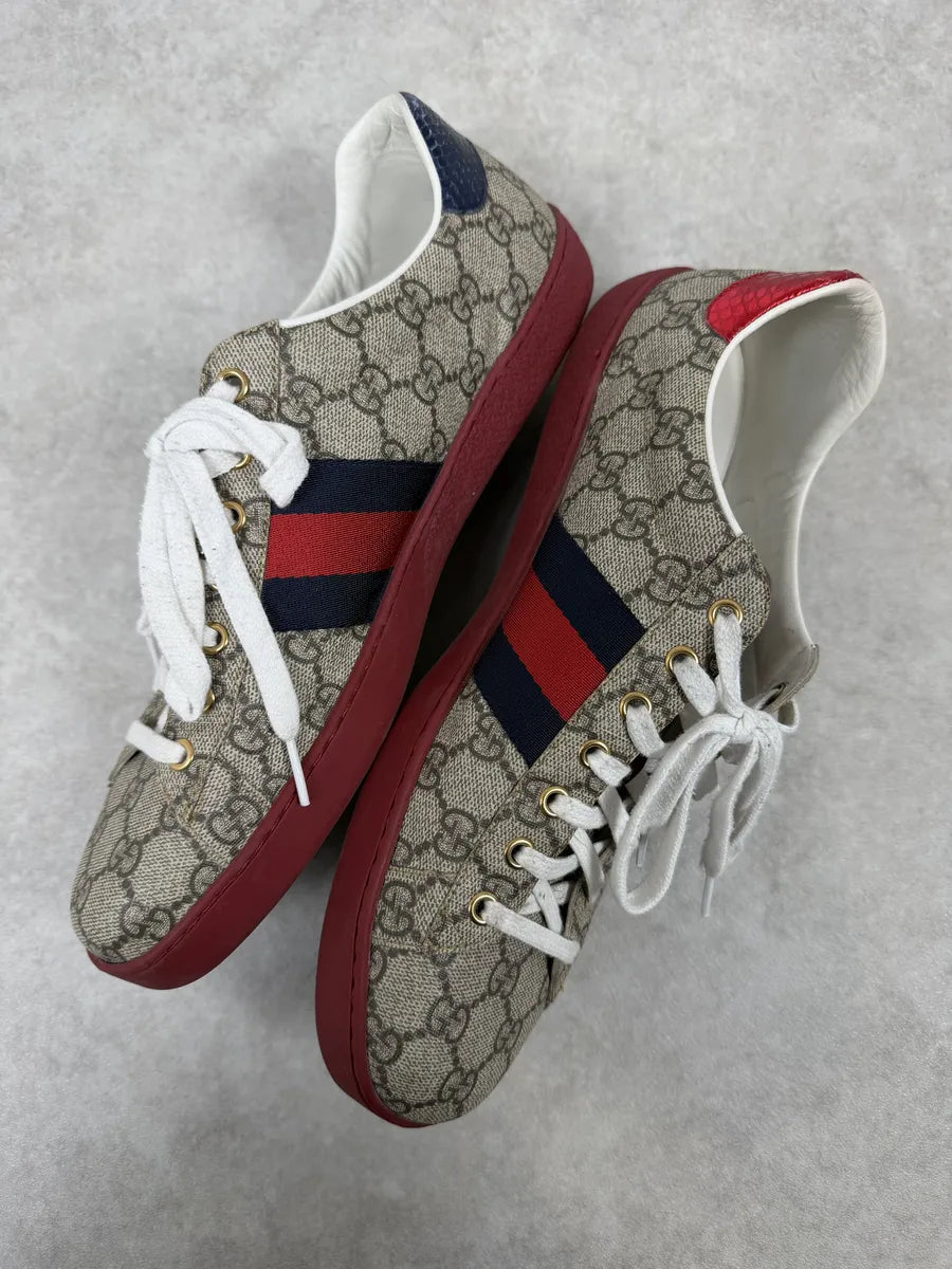 Gucci Ace Propaganda Red Sole Sneakers cMeGgCN 2