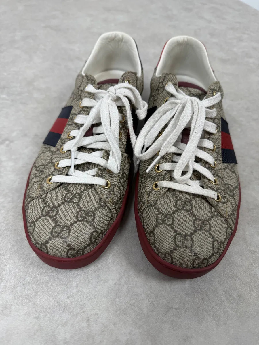 Gucci Ace Propaganda Red Sole Sneakers cMeGgCN 4